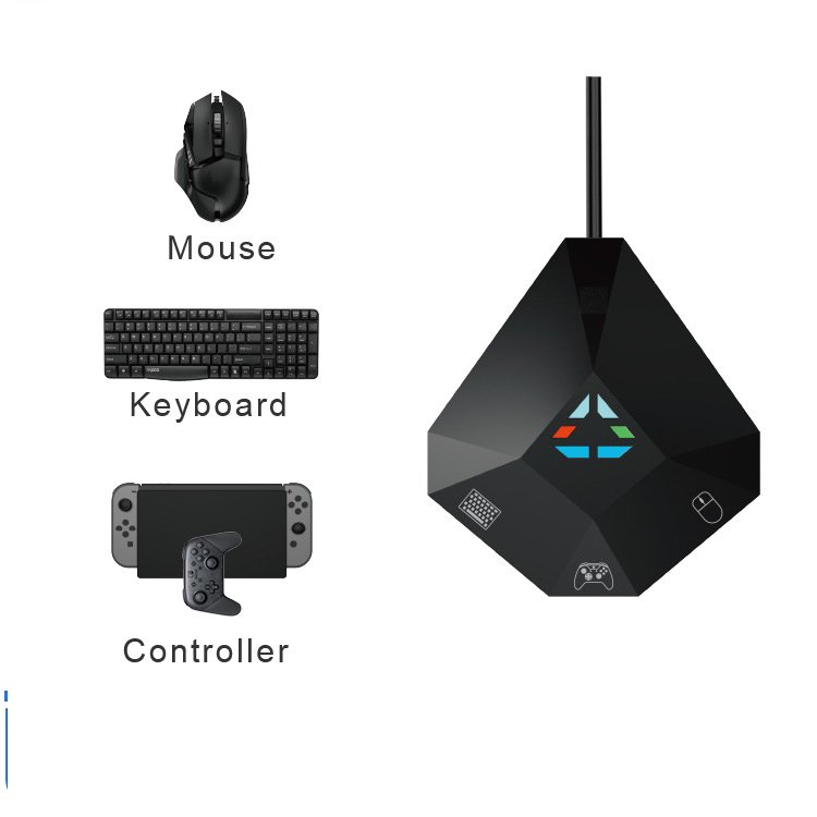 TNS-19077 Keyboard And Mouse Converter Adapter Compatible For Switch PS4 PS3 Xboxes One Xboxes 360