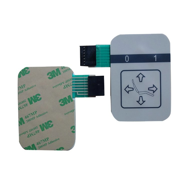 customized Digital Printing PET/PC Graphic Overlay metal dome button Membrane Keypad Keyboard Switch
