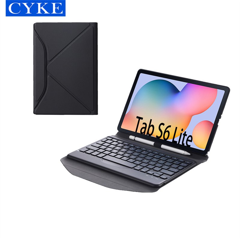 CYKE 10.4 Inch Tablet Magnetic Detachable Keyboard Case Tablet Cover For Samsung Galaxy Tab S6 Lite SM P610 SM P615 10.4 2020