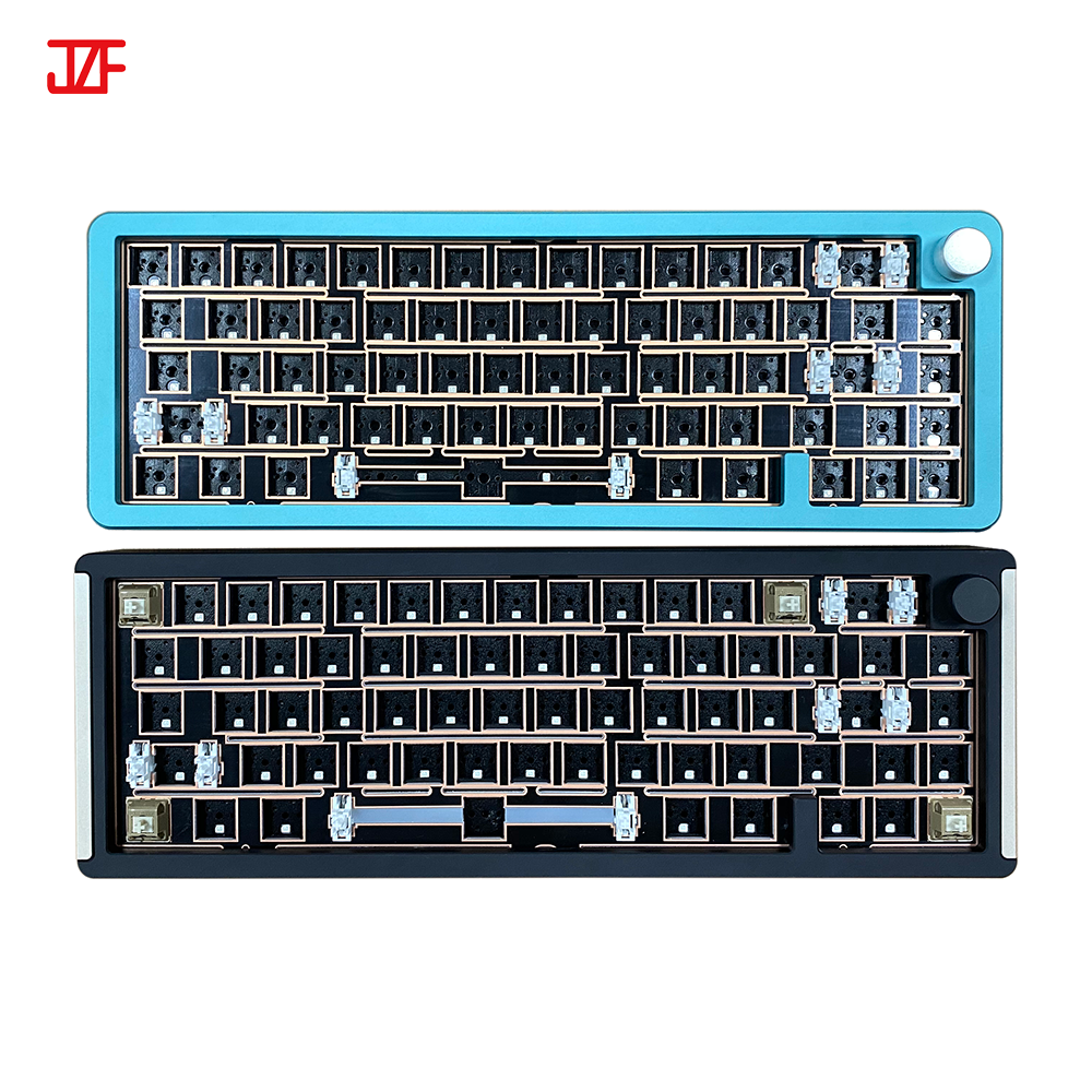 PBT gradient side engraved key cover three mold metal aluminum alloy custom mechanical keyboard DIY60% 61 key pcb