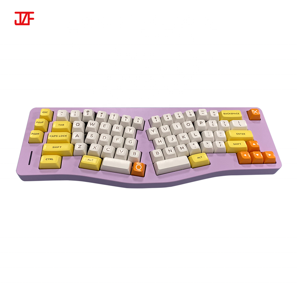 PBT gradient side engraved key cover three mold metal aluminum alloy custom mechanical keyboard DIY60% 61 key pcb