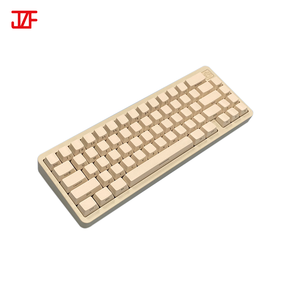 PBT gradient side engraved key cover three mold metal aluminum alloy custom mechanical keyboard DIY60% 61 key pcb
