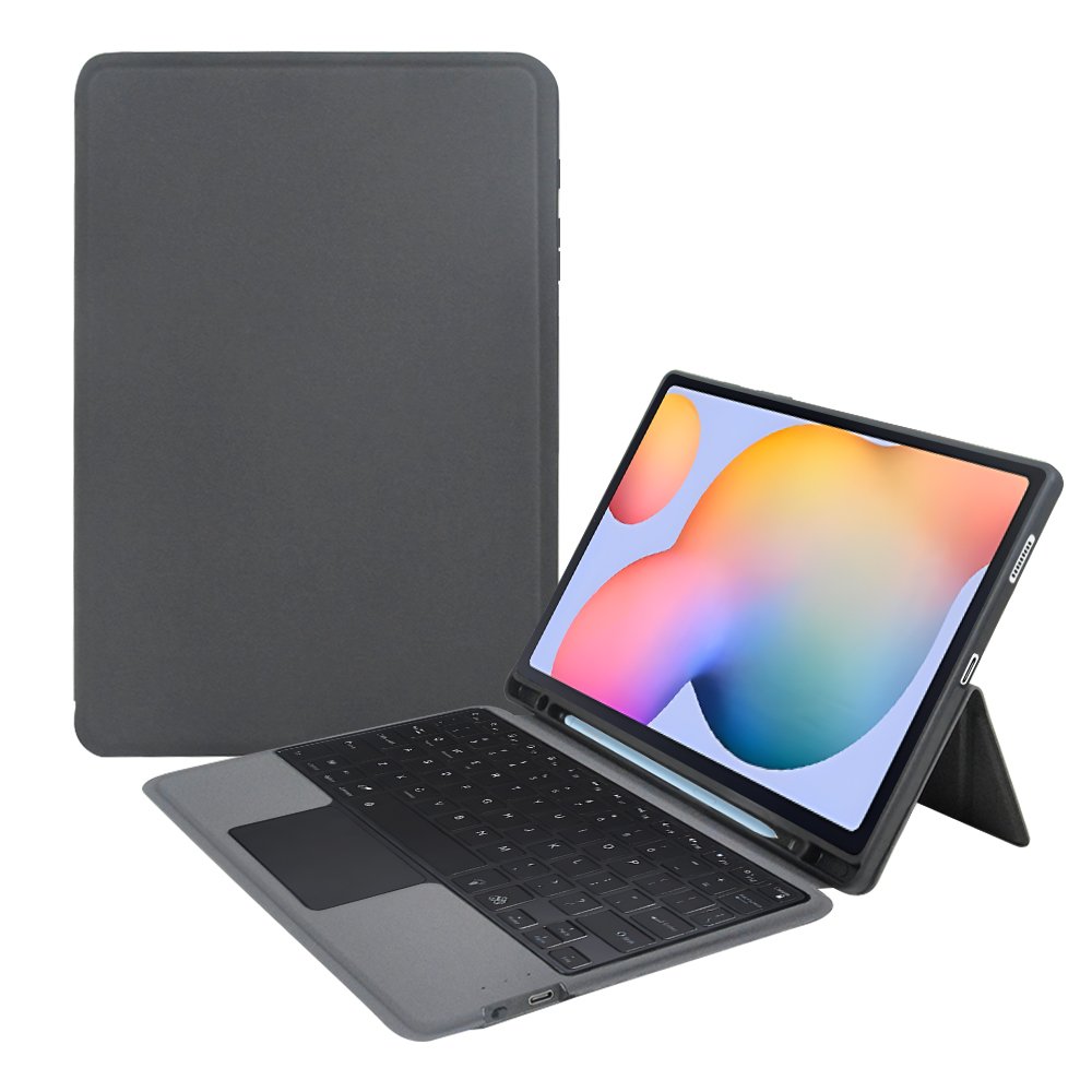For Samsung Galaxy Tab S6 lite Detachable Magnetic Integrated wireless Keyboard case with backlit and pen slot