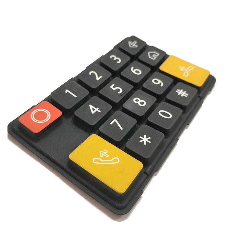 Custom Silicone Rubber Electronic Door Keypad For Entrance guard