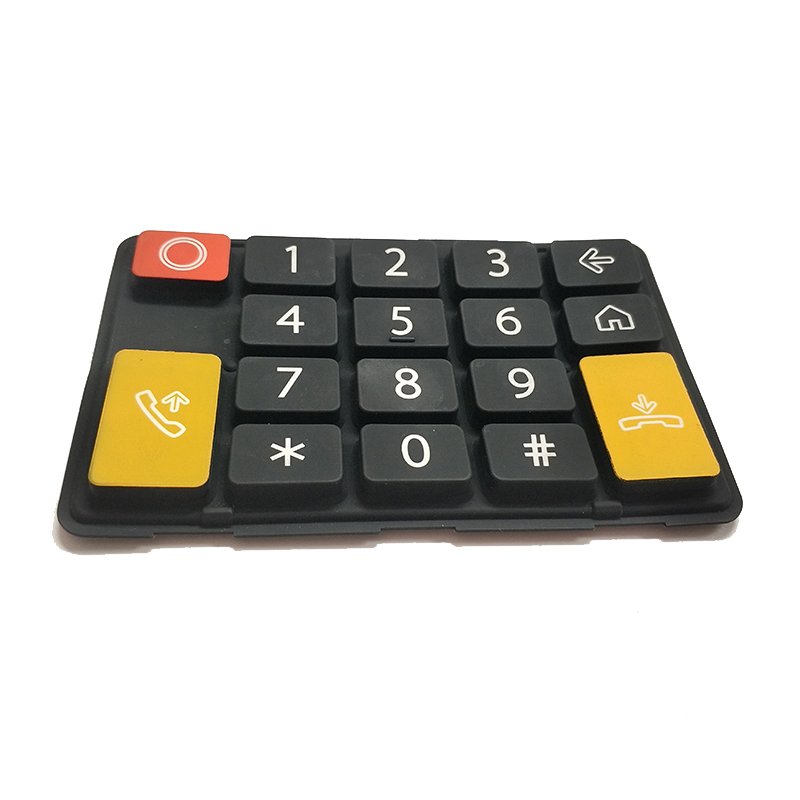 Custom Silicone Rubber Electronic Door Keypad For Entrance guard