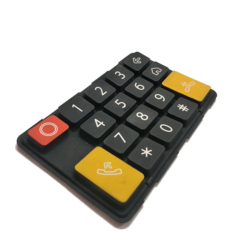 Custom Silicone Rubber Electronic Door Keypad For Entrance guard