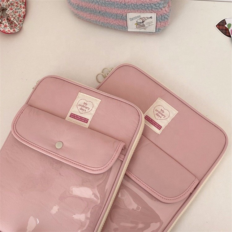 11 14inch Laptop Pouch With Pocket for iPad Tablet Sleeves Galaxy Tab A 10.1 Smart Keyboard Portable Protective Bag