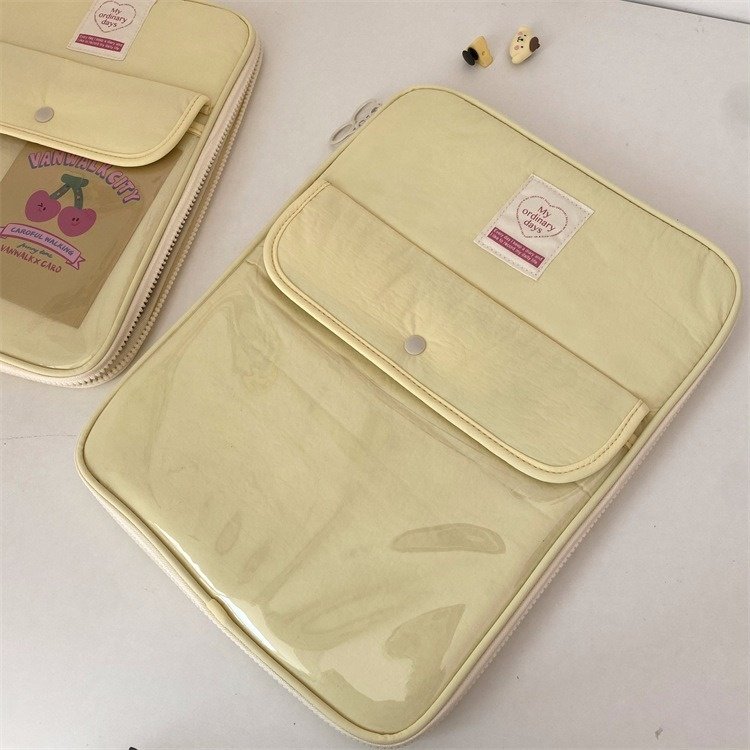 11 14inch Laptop Pouch With Pocket for iPad Tablet Sleeves Galaxy Tab A 10.1 Smart Keyboard Portable Protective Bag
