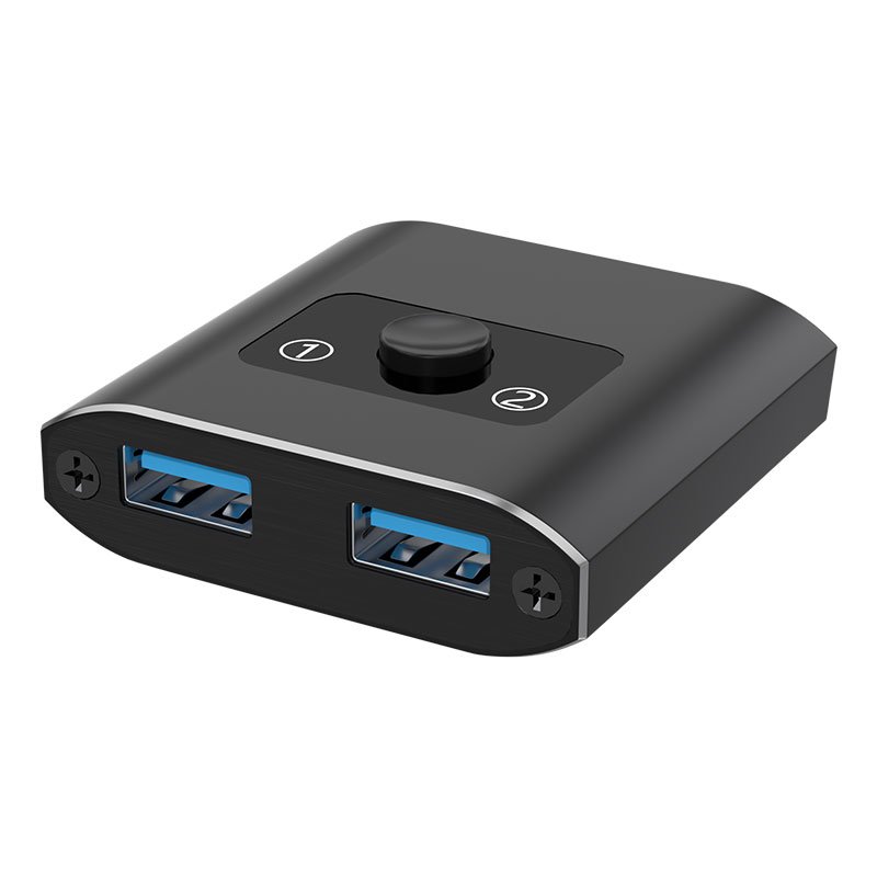 USB 3.0 Switch Selector Bi-Directional USB Switch 2 in 1 out /1 in 2 out USB Switcher for 2 Computers Share Keyboard Mouse