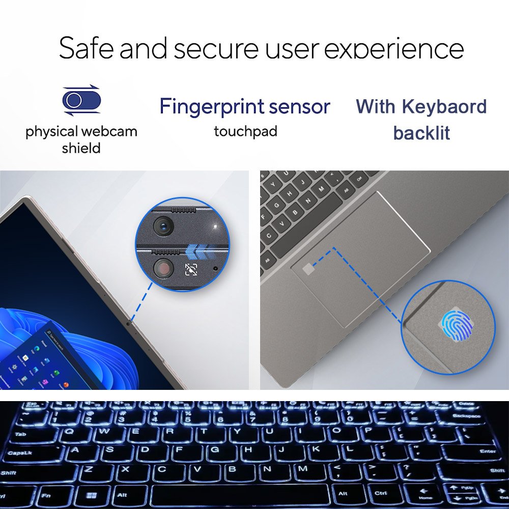 Fast shipping brand new laptop with Backlight Keyboard and Fingerprint 16GB RAM business ultra-thin laptops for sale