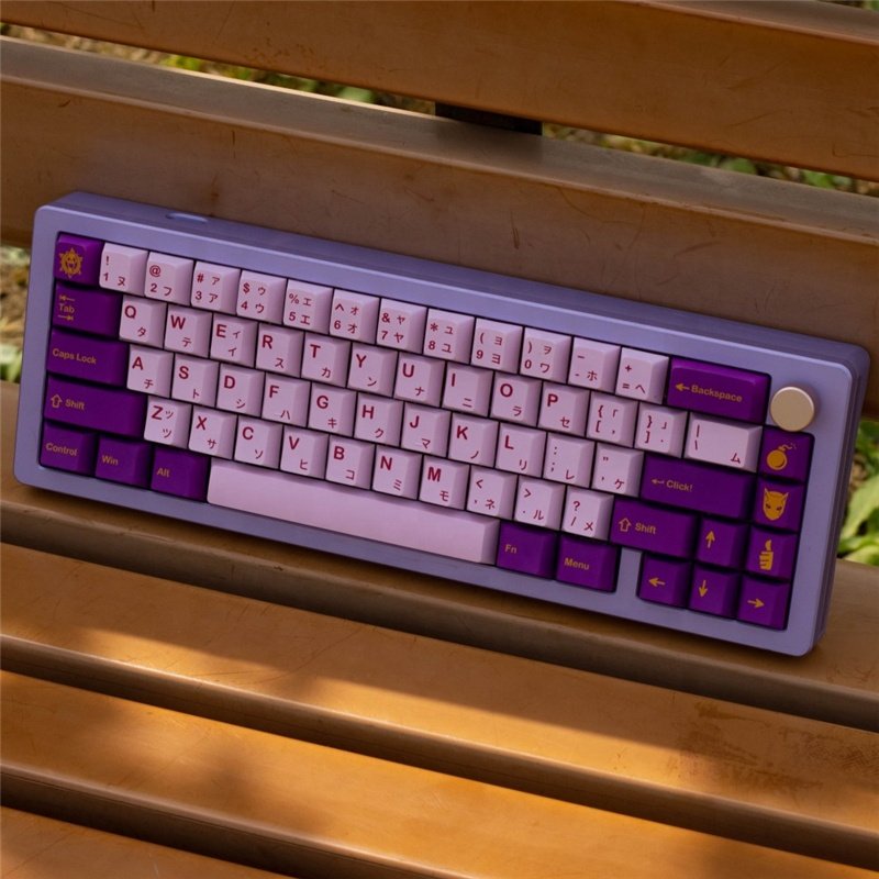 New Arrival GMK Death Queen Keycap PBT Cherry Profile Dye Sublimation Keycaps 140 Keys For MX Switch Mechanical Keyboard