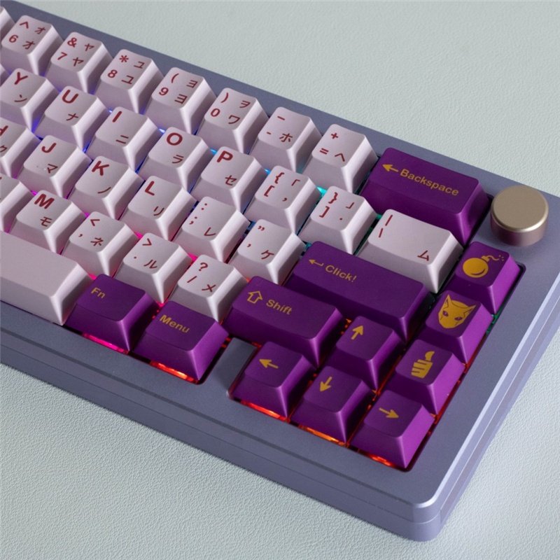 New Arrival GMK Death Queen Keycap PBT Cherry Profile Dye Sublimation Keycaps 140 Keys For MX Switch Mechanical Keyboard
