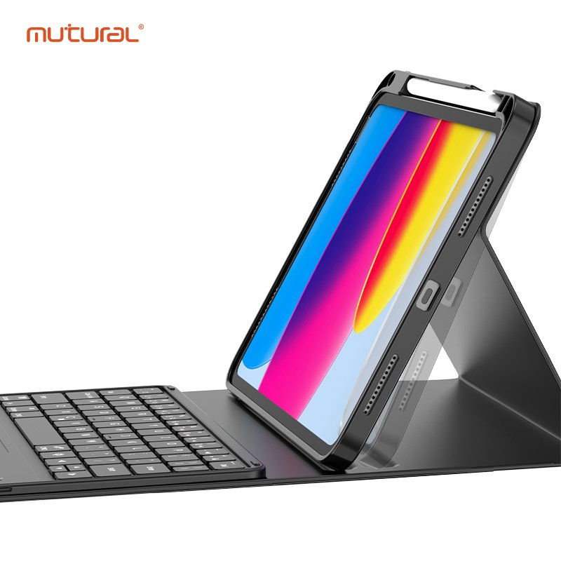 Tablet Case Leather Rechargeable Pen Slot Wireless Touch Keyboard Tablet Cover tooth for iPad Pro 2022