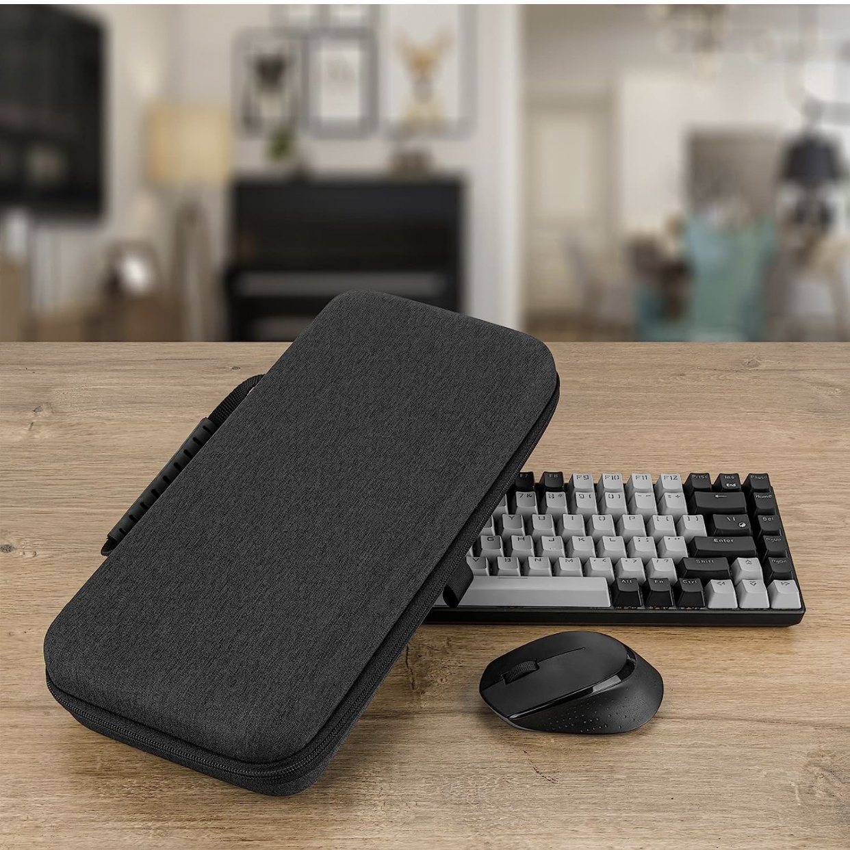 Eva Hard Shell Travel Keyboard Carrying Tool Case For 84 Key Wireless Portable Keyboard Compatible With Keychron K2