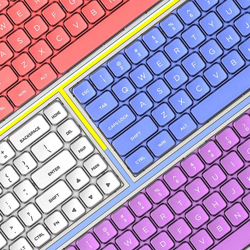 68 Keys Magnetic Switch Mechanical Keyboards Full Aluminium Keycaps Panel RGB Gaming Mechanical Keyboard for Gamer PC Computer