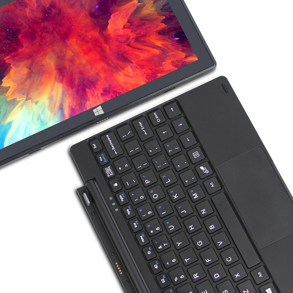 10.1 inch Laptop 2 in 1 windows 10 tablet pc with hinge keyboard with cherry trail z8350 IPS screen