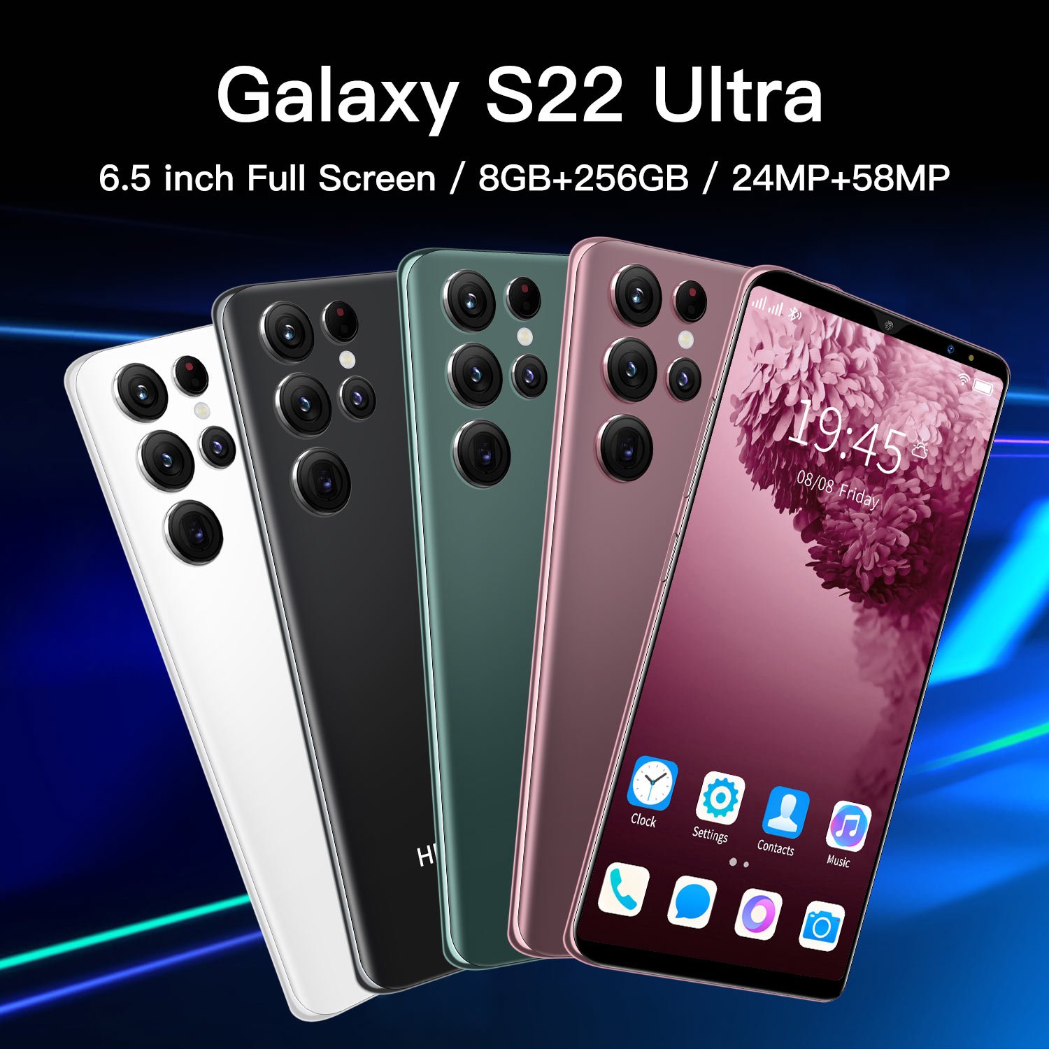 2022 NEW S22 U1tra 5g Phone 16Gb + 1Tb Android Smartphone Android 12.0 Wholesale Cellphone Mobile Phones