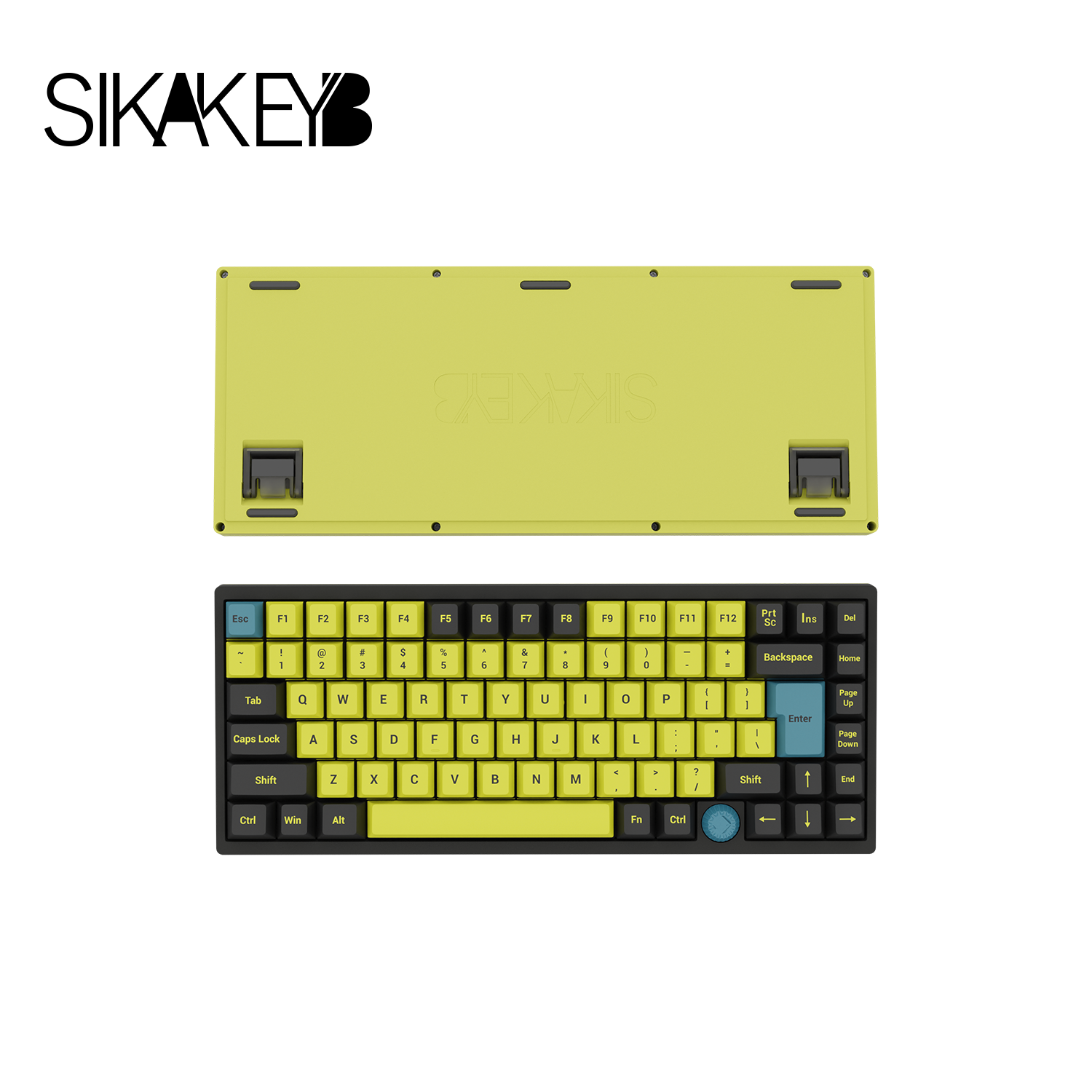 SIKAKEYB Castle Ck75 75% Wired Teclado Ergonomic Design PBT Keycaps Magnetic Switches Keyboard