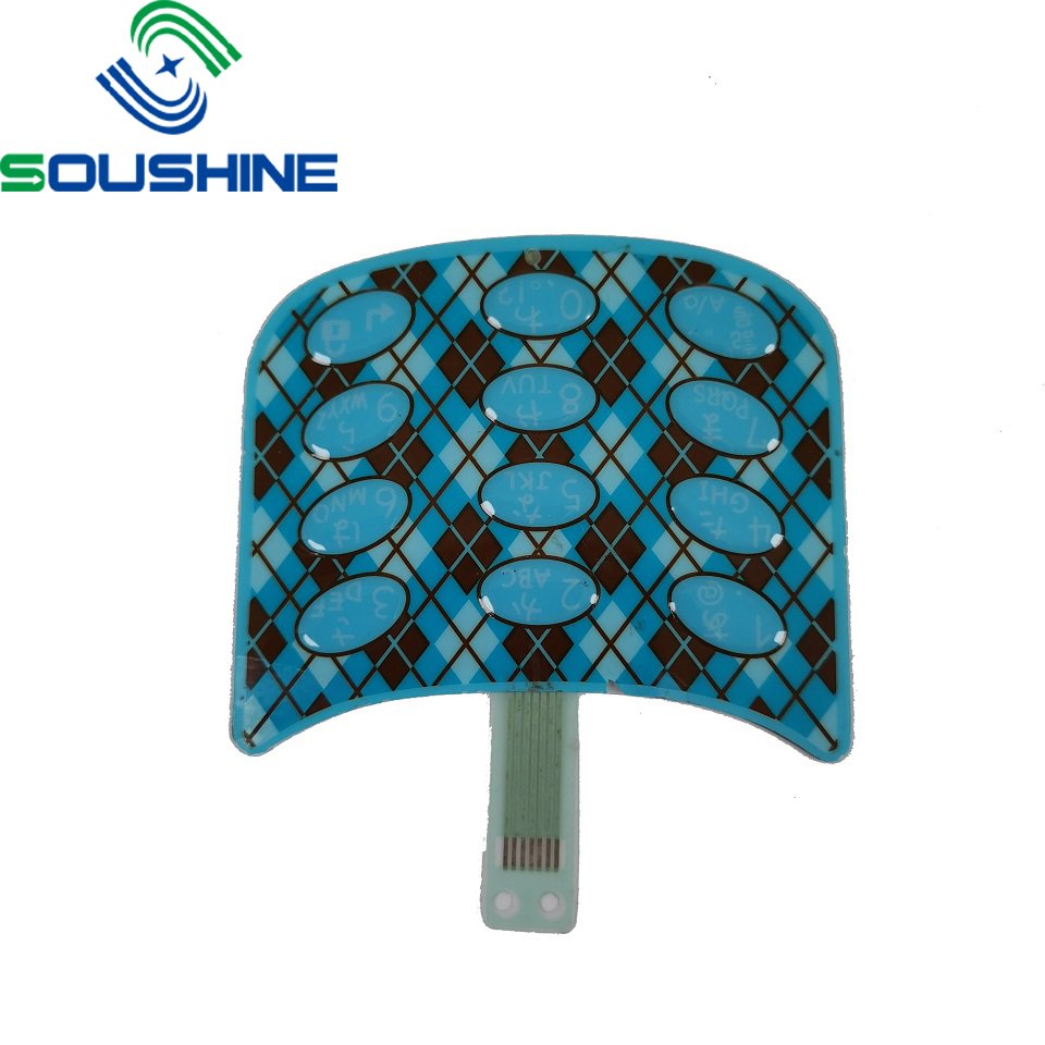 OEM Low price 4x4 backlit keypad Matrix Membrane Switch Keypad