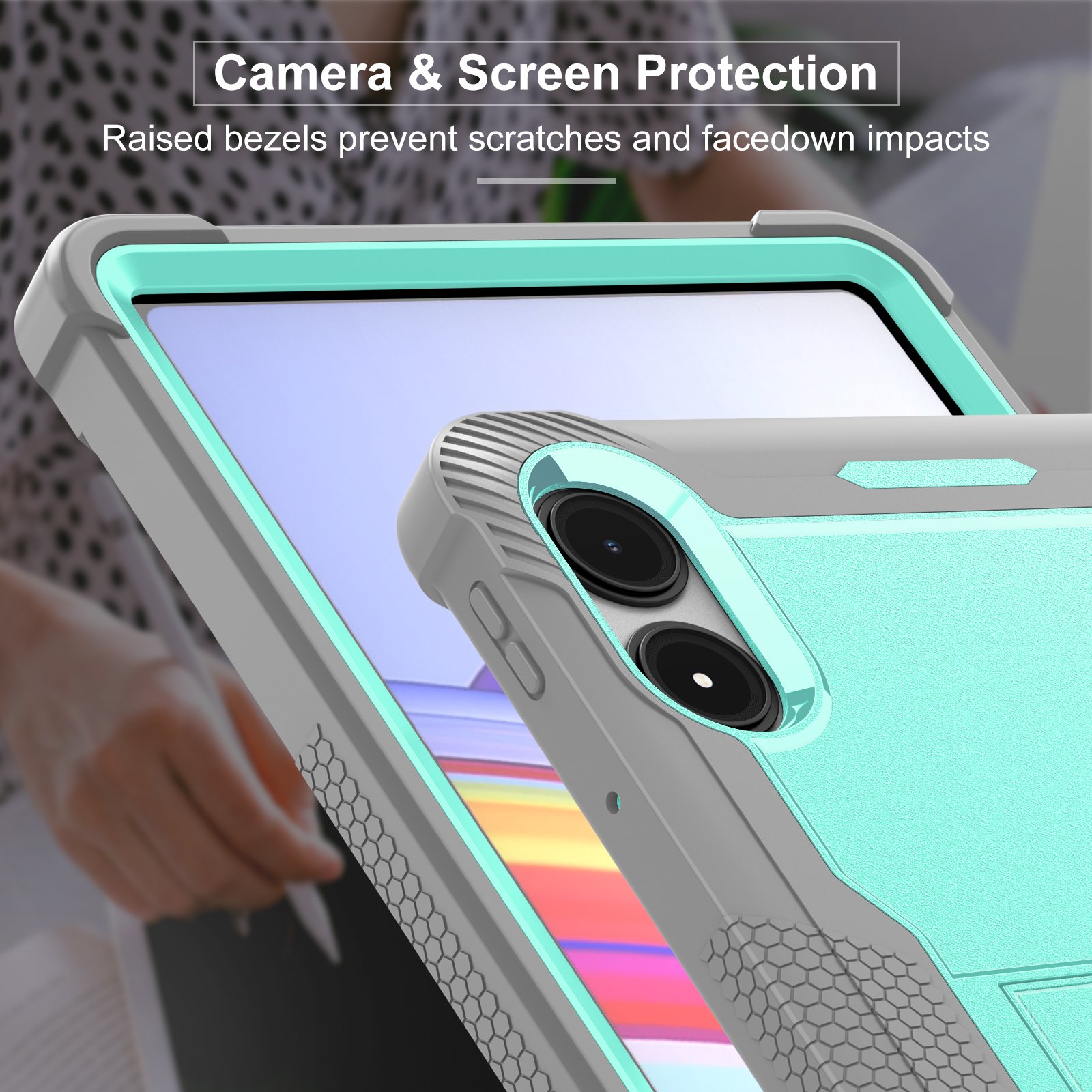 For Redmi pad pro 12.1 New Generation Tablet Protective Case With Pen Slot Tablet Case Red Tablet Case With Stand