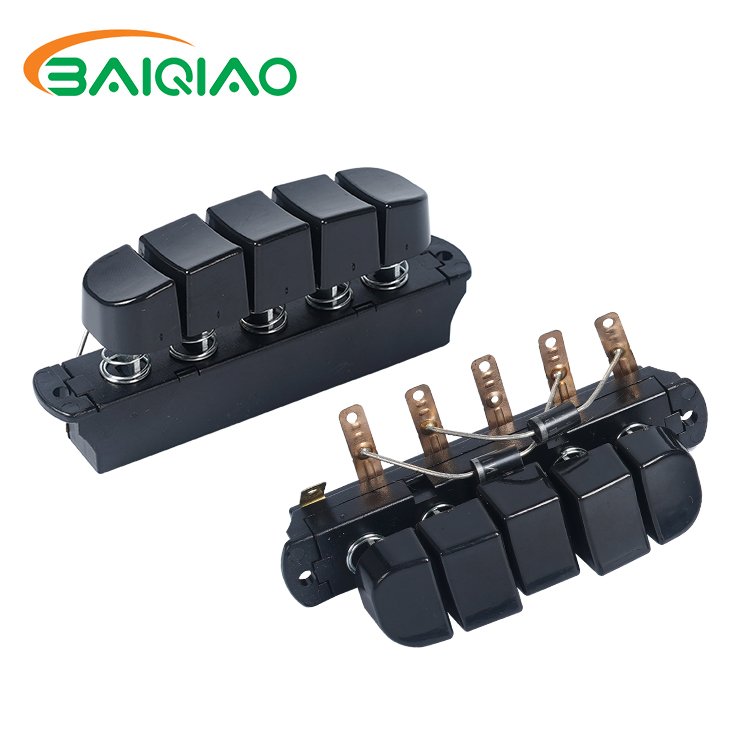 Good Quality Coffee Roasting Machines Juicer Spare Parts Keyboard 5 Pin Push Button Switch