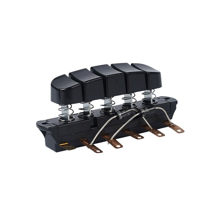 Good Quality Coffee Roasting Machines Juicer Spare Parts Keyboard 5 Pin Push Button Switch