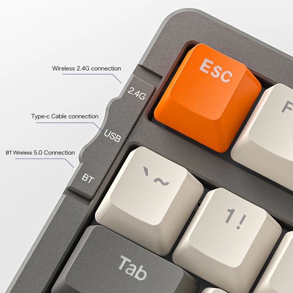K8 Wireless Mechanical Keyboard RGB Backlight Gamer Keyboard BT Game Computer Keyboard Switch 100 Keys