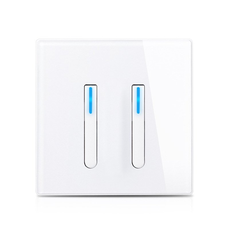 Panel Enclosure Light Wall Switch Dustproof Waterproof Black Glass Key Network 250v Max 16a Piano Keys Light Switch