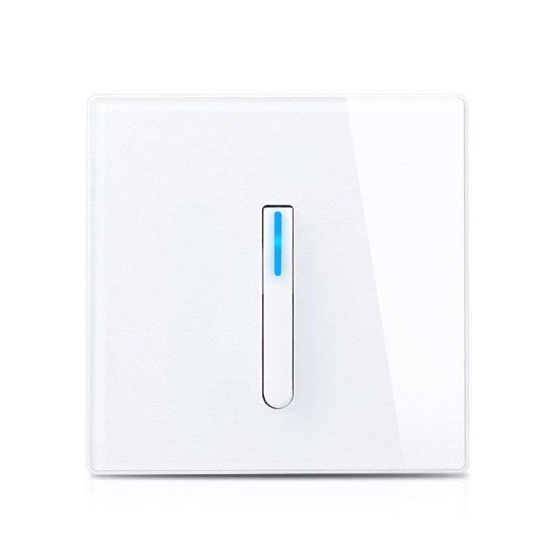 Panel Enclosure Light Wall Switch Dustproof Waterproof Black Glass Key Network 250v Max 16a Piano Keys Light Switch