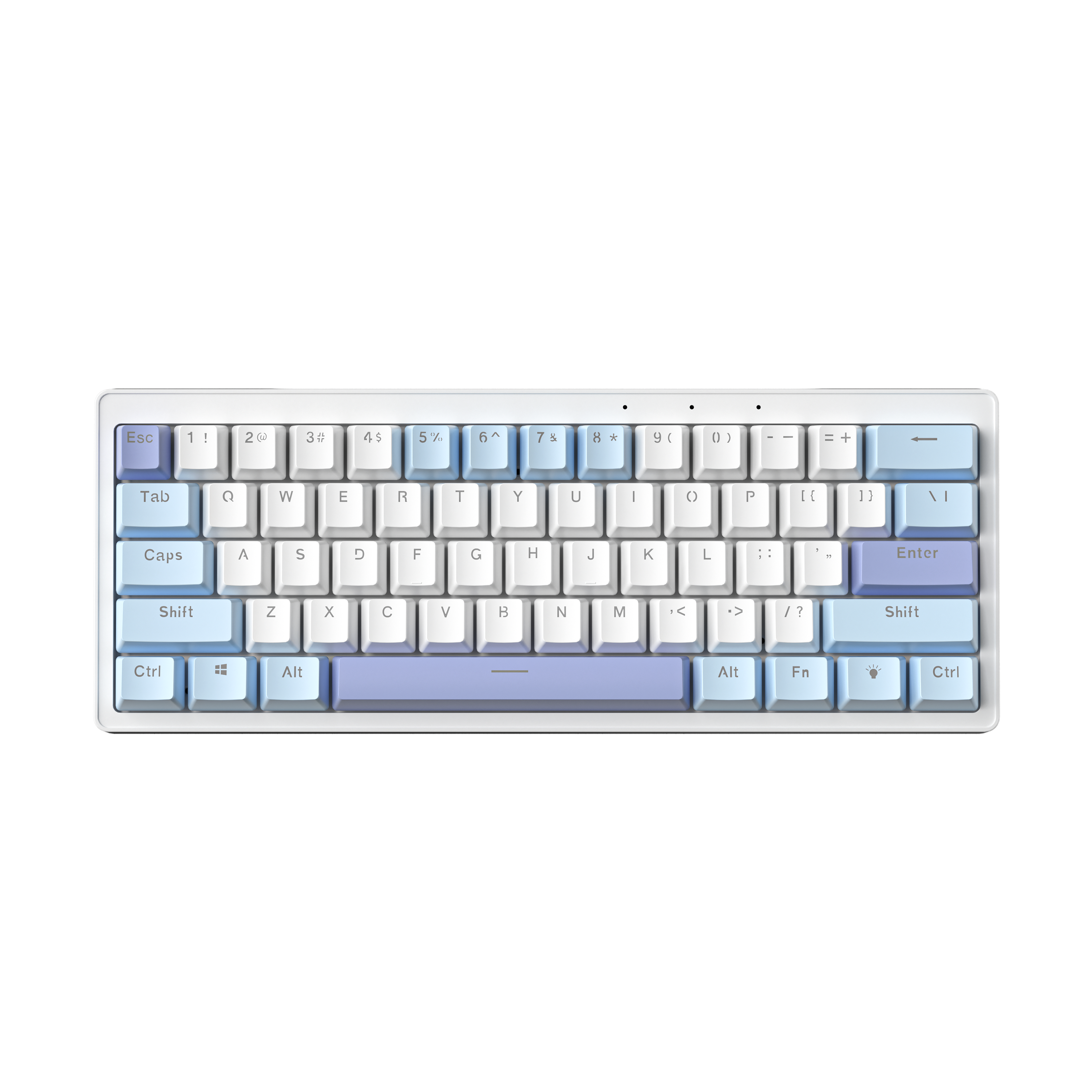 Portable 60% Mechanical Gaming Keyboard LED Backlit 61 Keys Mini Wired Office Keyboard swappable switch for Windows Laptop PC