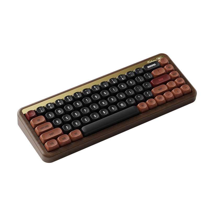 AKKO MU01 Autumn 68key Mechanical Keyboard Wooden Keyboard Classic PC Keyboard Wood