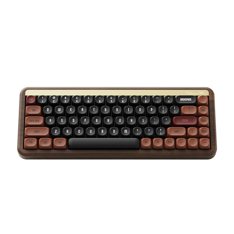 AKKO MU01 Autumn 68key Mechanical Keyboard Wooden Keyboard Classic PC Keyboard Wood