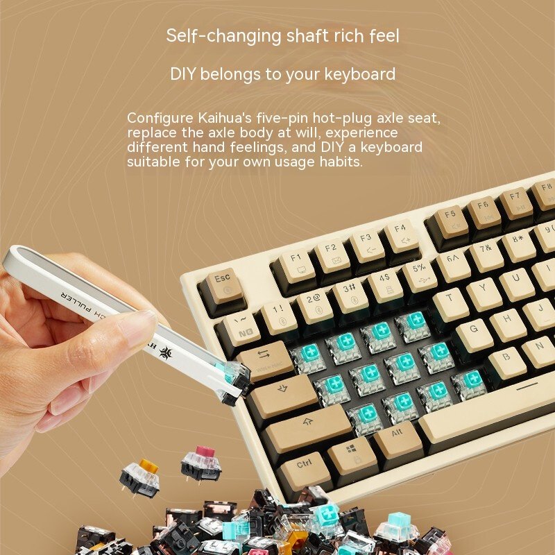 mechanical keyboard color matching customized game notebook office computer 87 key mini keyboard