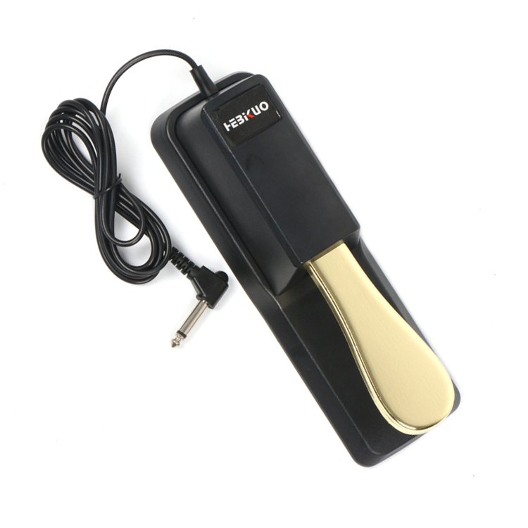 Factory OEM TB100 3 Color wholesale Keyboard Piano Accessories Foot Pedals Digital Sustain Piano Pedal With Polarity Switch