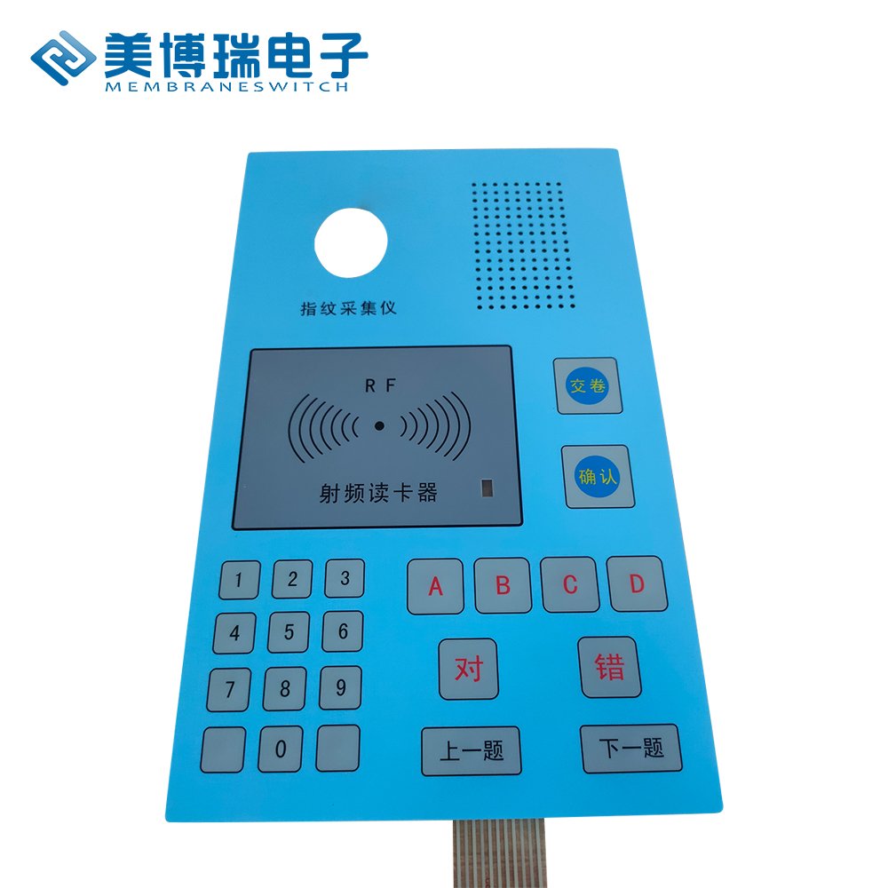 Custom Vandal Proof Membrane Foil Keypad Membrane Switch Oem Manufacturer