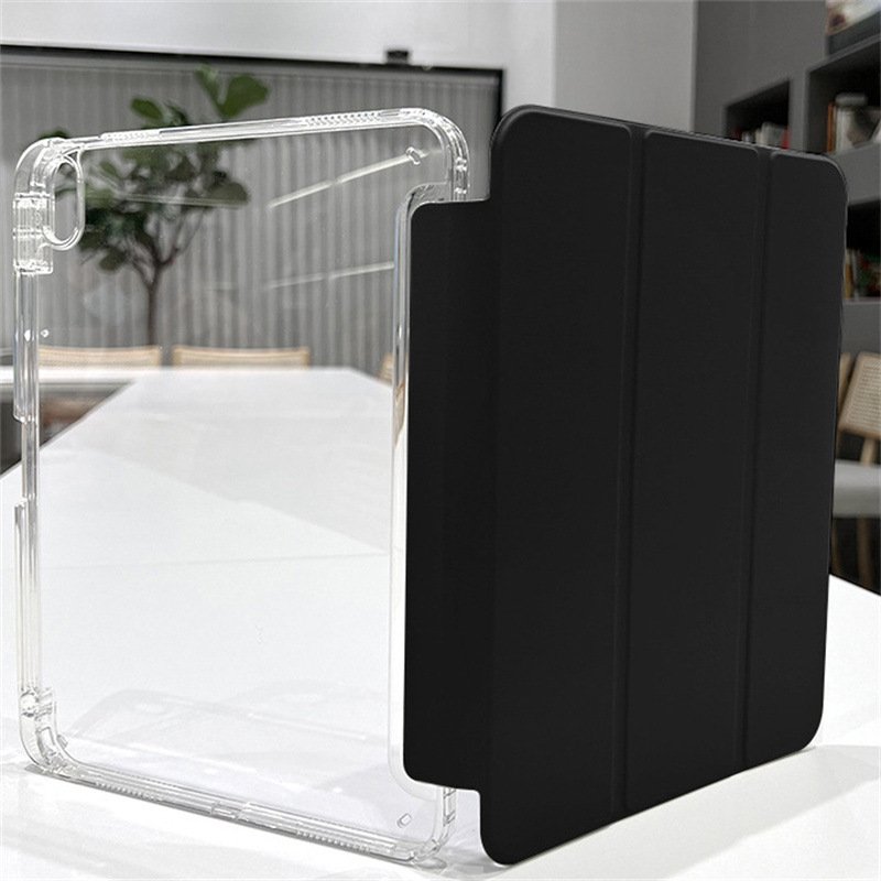 Shockproof Clear TPU Acrylic Bumper Tablet Case PU Leather With Soft Tpu Cover For iPad pro11 2022