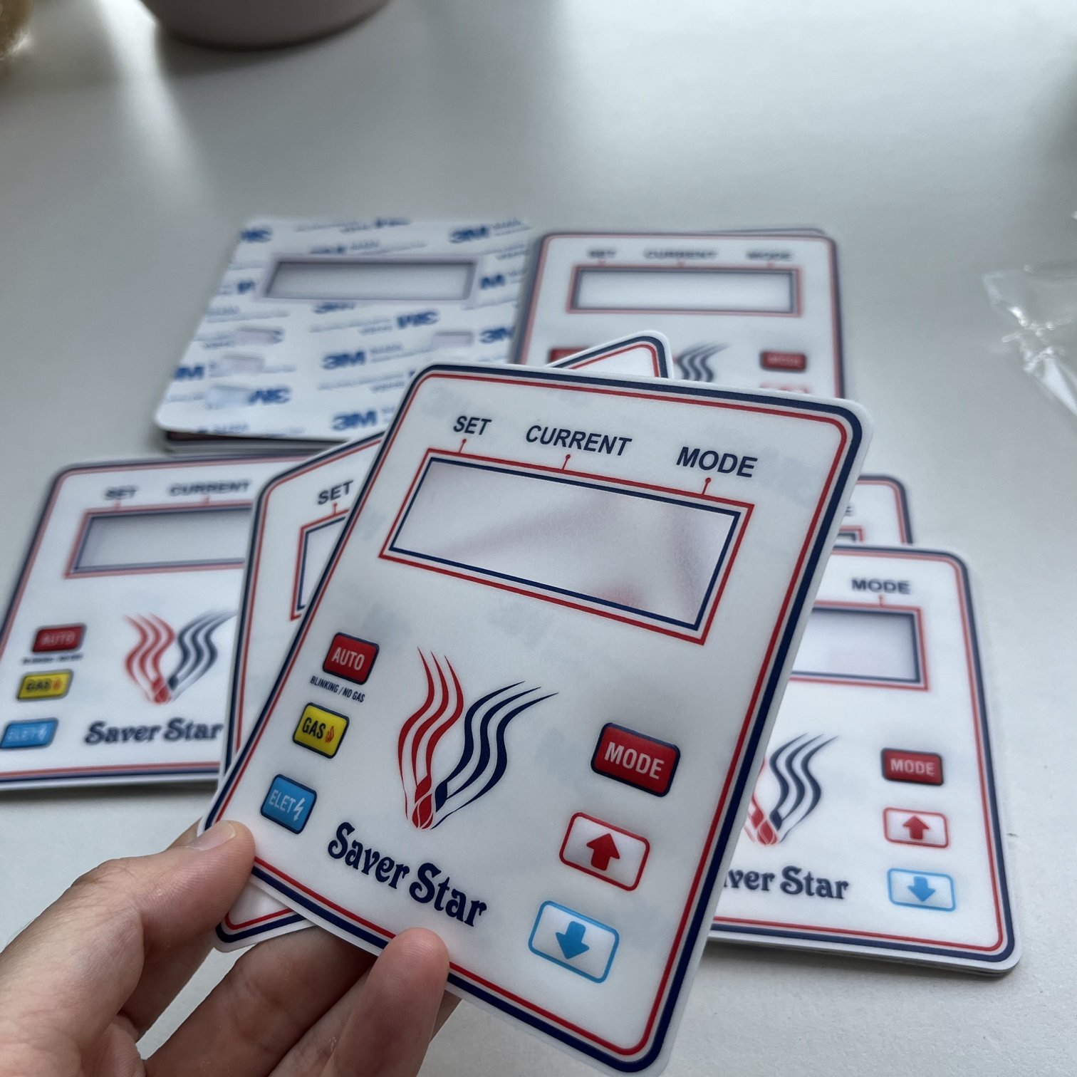 Reverse Printed Velvet Polycarbonate Film Label Control Front Panel Membrane Touch Panel Graphic Overlay Sticker Front Panel