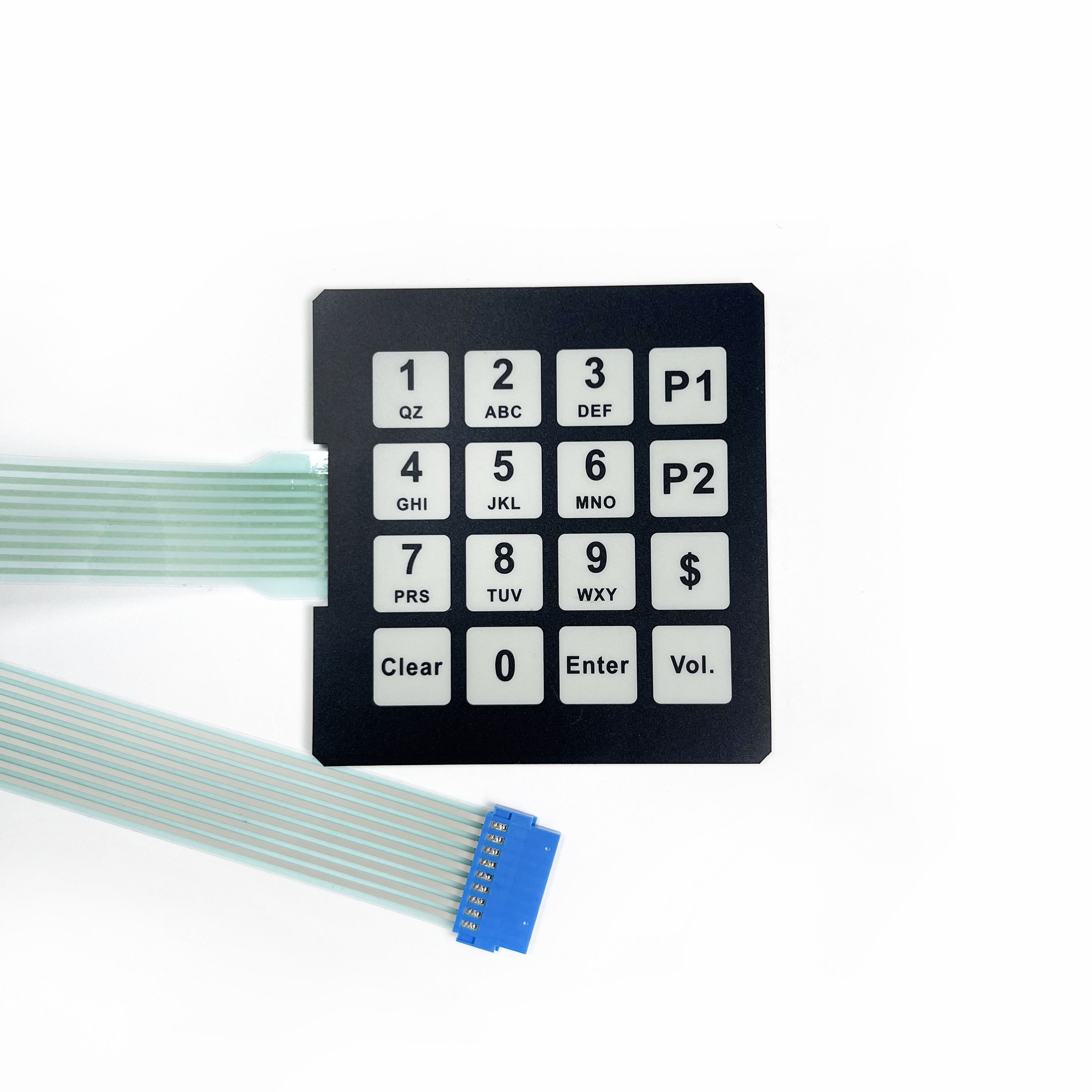 Fuel Dispenser Oil-Resistance Membrane Switch Keyboard for Fuel Dispenser