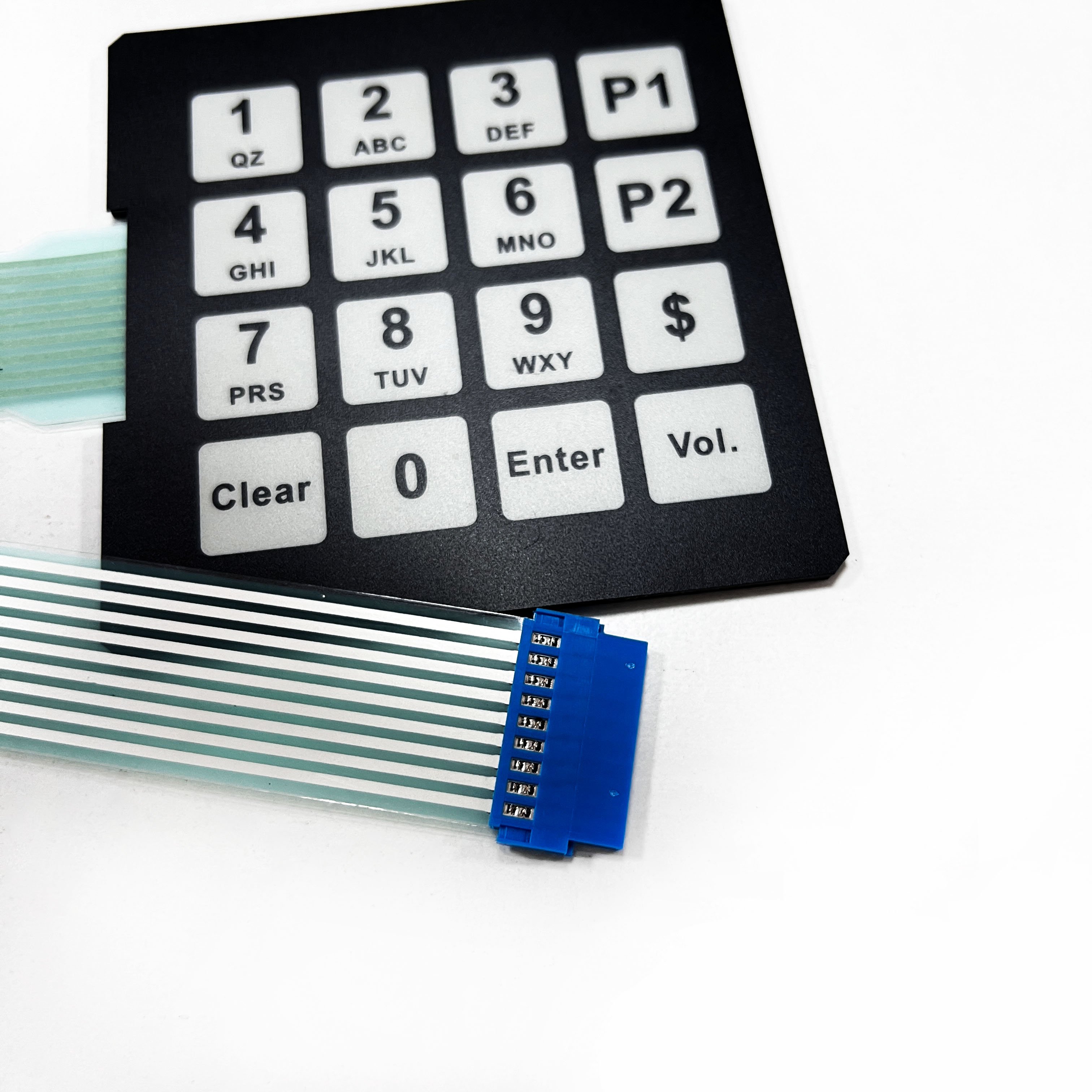 Fuel Dispenser Oil-Resistance Membrane Switch Keyboard for Fuel Dispenser