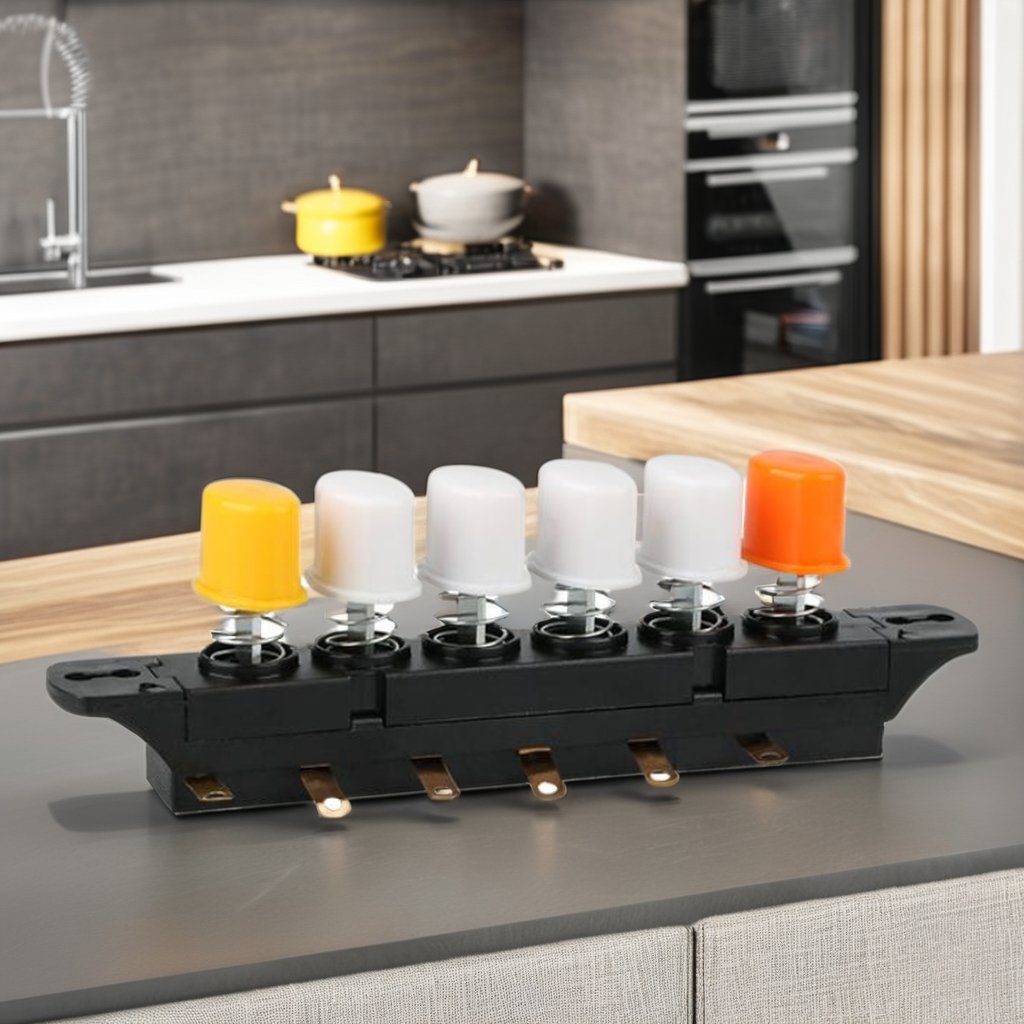 Piano Type Range Hood Switch Kitchen Chimney Parts Push Button Switches