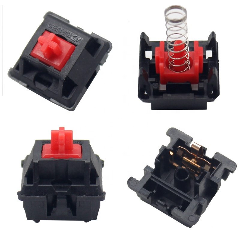 desktop computer 4mm red mechanical keyboard electronic switches