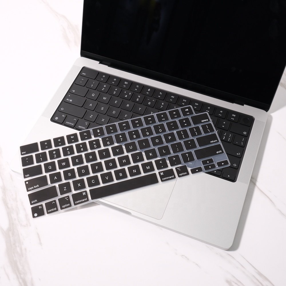 Wholesale Silicone US English Keyboard Cover Waterproof Keyboard Film For Macbook M1 M2 Air Pro 13 14 15 16 inch A2941 A2681