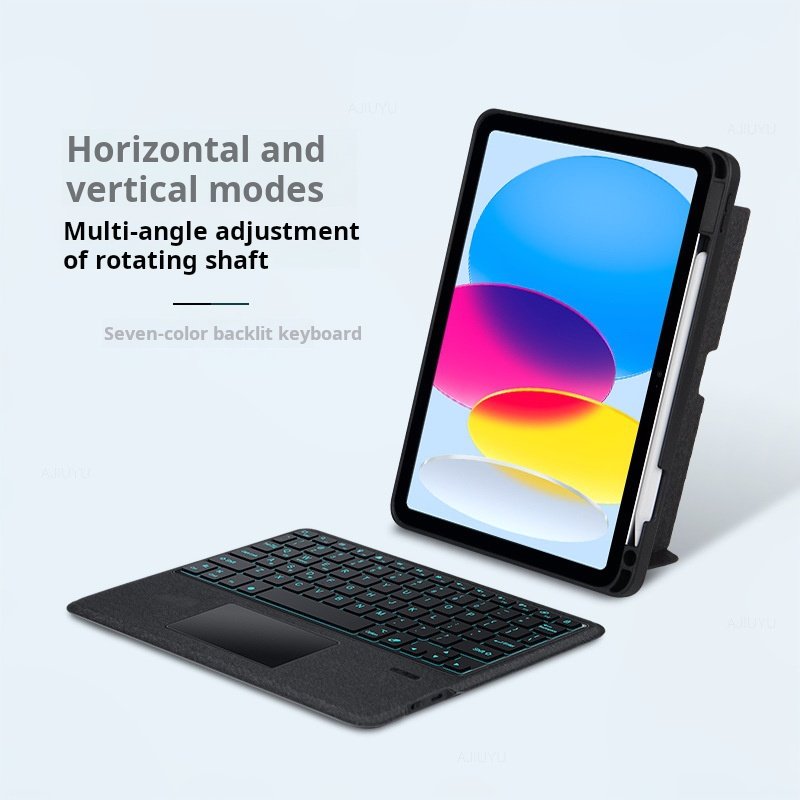 Suitable for iPad Pro 110.9 inch keyboard protector, 9th generation magnetic split stand, touch backlight pen slot, mini6 keyboa