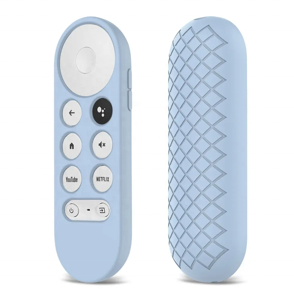 Hot Selling Cheap Wholesale High Quality Soft Silicone Case Google TV Voice Remote G9N9N non-slip Protective Cover