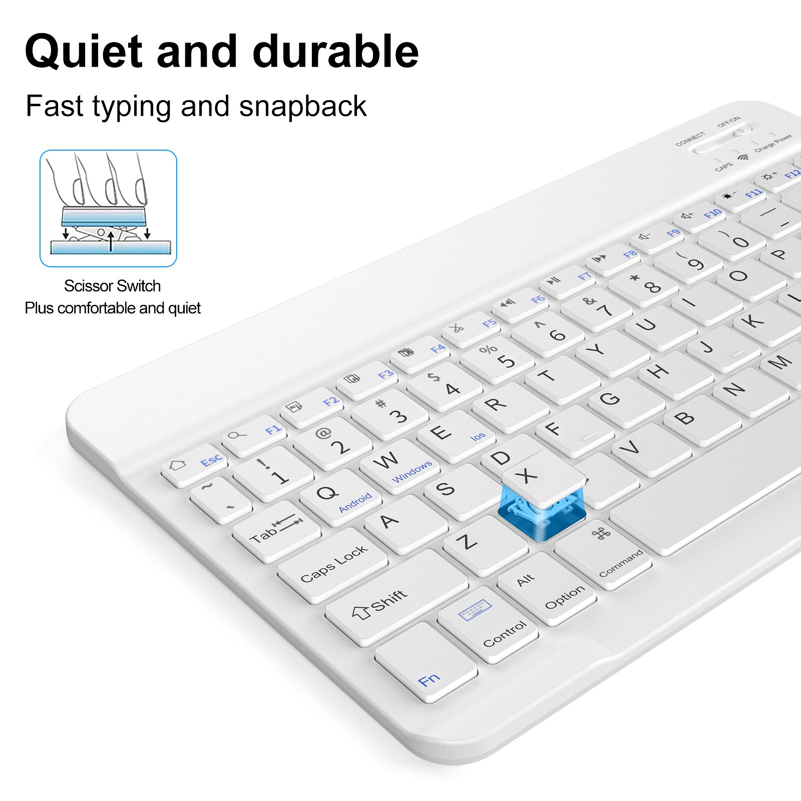 Kenke Wholesale Wireless Keyboard School Use Portable Ipad Keyboard Case Leather Protective Cover For Ipad 10th 10.9 Inch Case