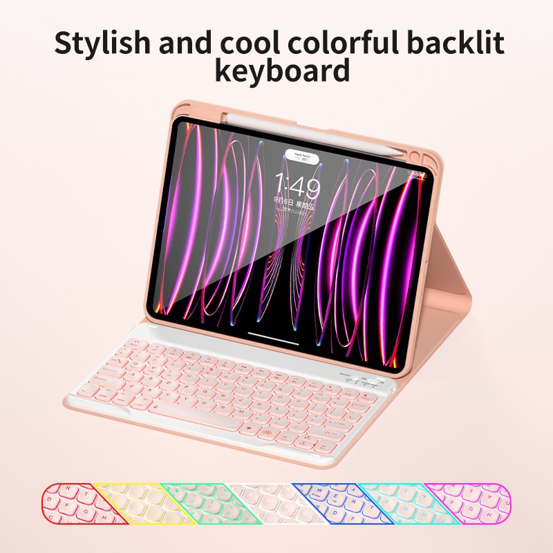 iFacemall Wireless Magnetic Tablet Case Cover for iPad Pro 11inch 2020 2021 Air 4 Pro 11/10.9 inch 2018 Case New