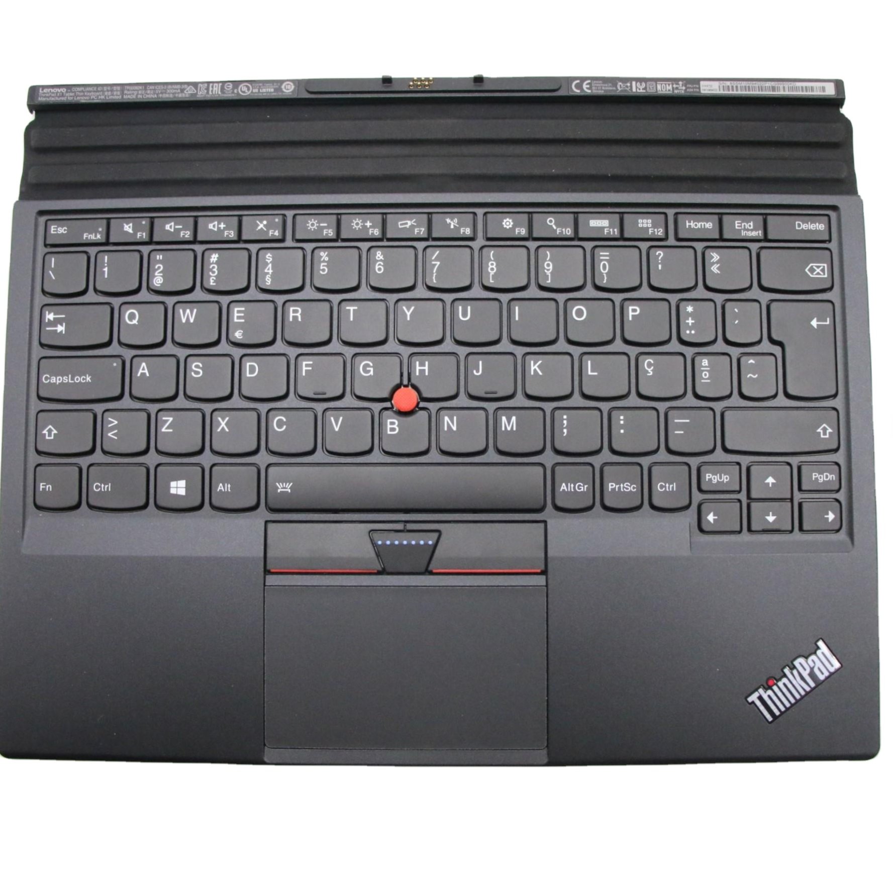 Genuine New Laptop C-cover with keyboard For ThinkPad X1 Tablet 1st Gen 01HX722