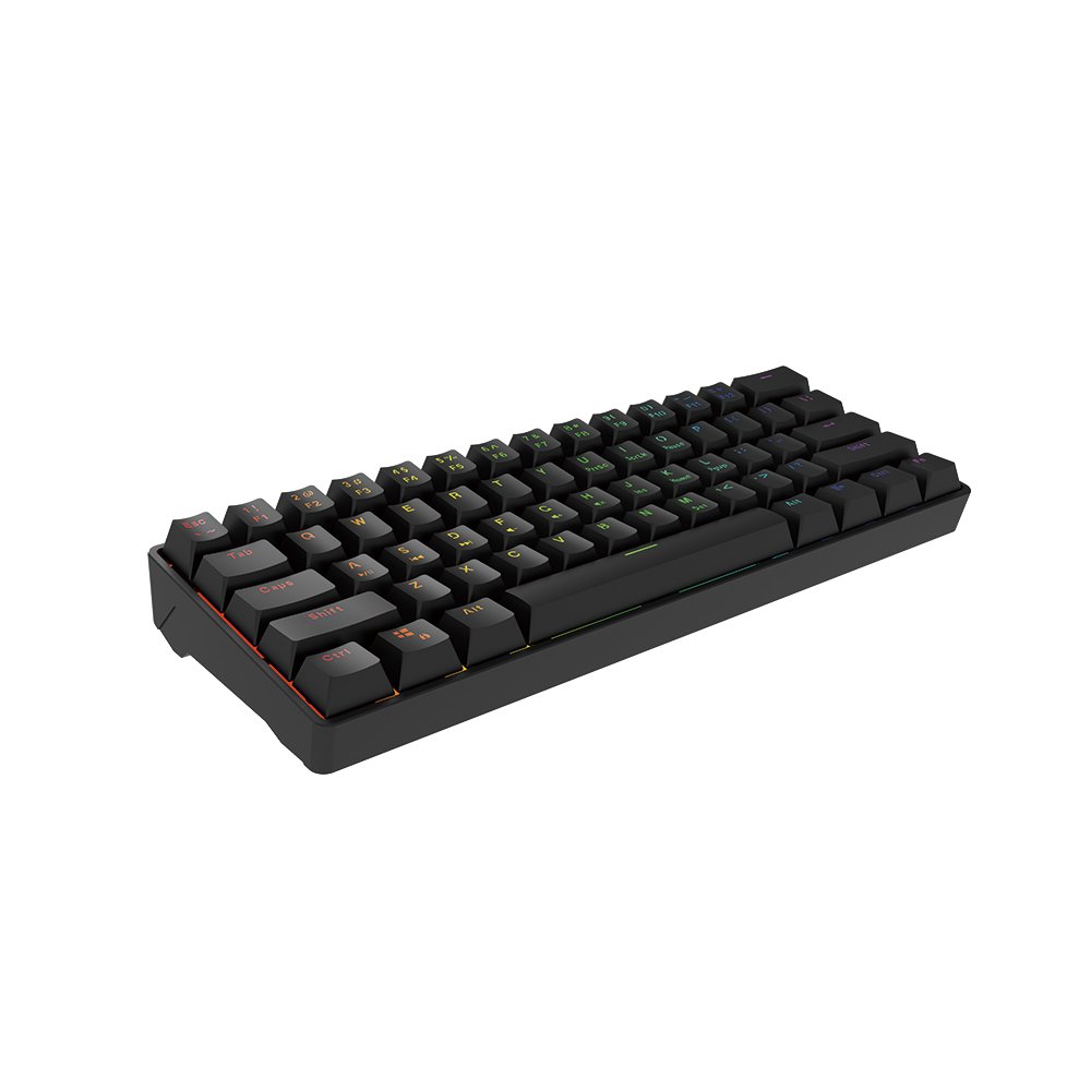 New UK Layout Colourful Backlit Keyboard Perfect Touch Ergonomic Full or 6-Key Custom Axis Portable Keyboards