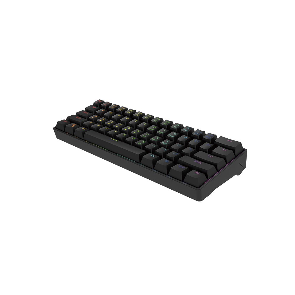 New UK Layout Colourful Backlit Keyboard Perfect Touch Ergonomic Full or 6-Key Custom Axis Portable Keyboards