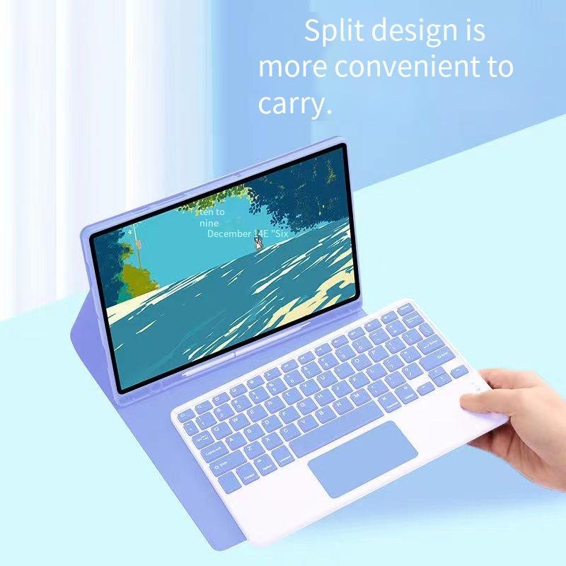 For Samsung Galaxy Tab S9FE Plus/S7 Plus /S7 FE Keyboard Case, 12.4" for Tab S7 FE 2021/S7 Plus/S8+ Detachable Keyboard Holster